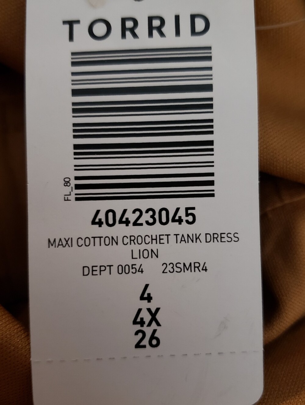 Torrid Crochet-Trim Maxi Dress Size 4X - Picture 9 of 11